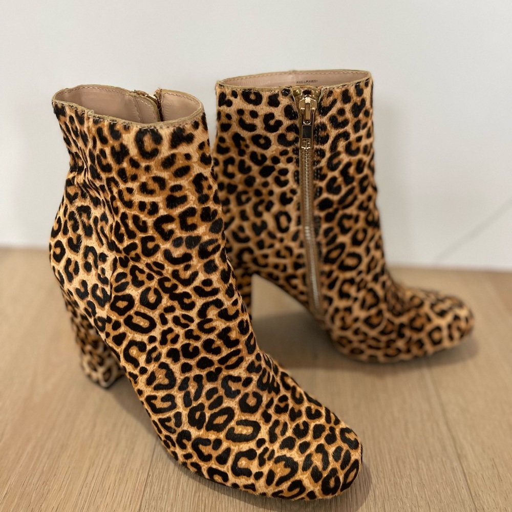 EUC Steve Madden Pixie Bootie - Cheetah Print